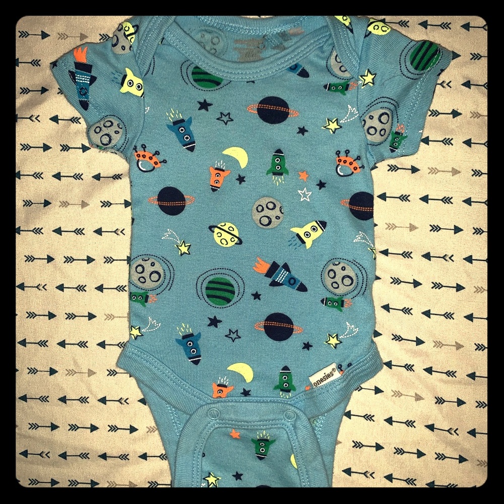 Blue Planet Newborn Onesie